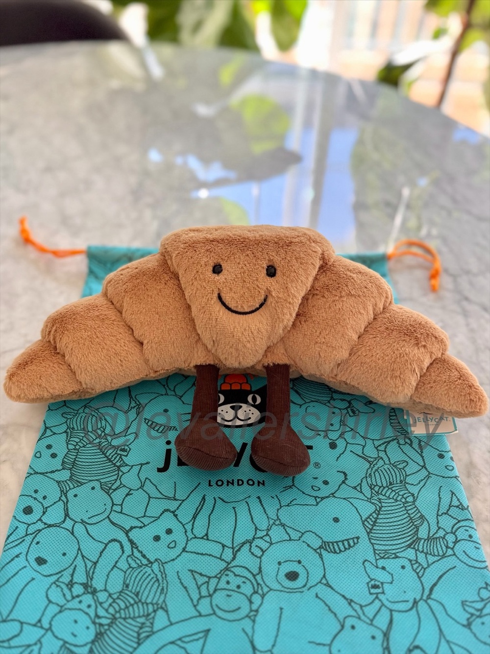 Jellycat Amuseables Croissant Size Medium NWT Authentic